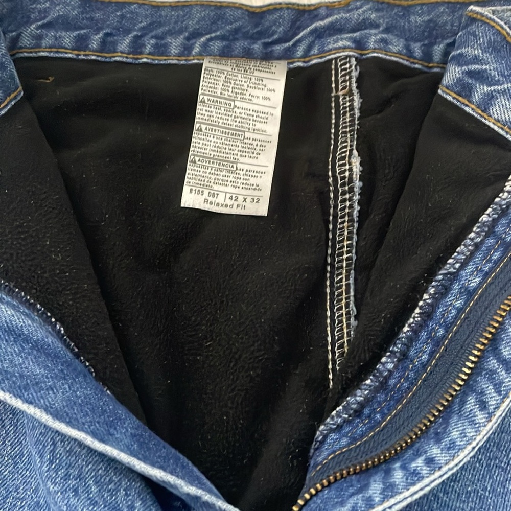 Carhartt Mens Insulated Jeans - Picture 7 of 9